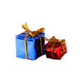 thumbnail image 3 of 2x Dollhouse Christmas Tree Boxes Xmas Candy Box 1/12 Scale DIY Miniature Foil Blue Red, 3 of 9