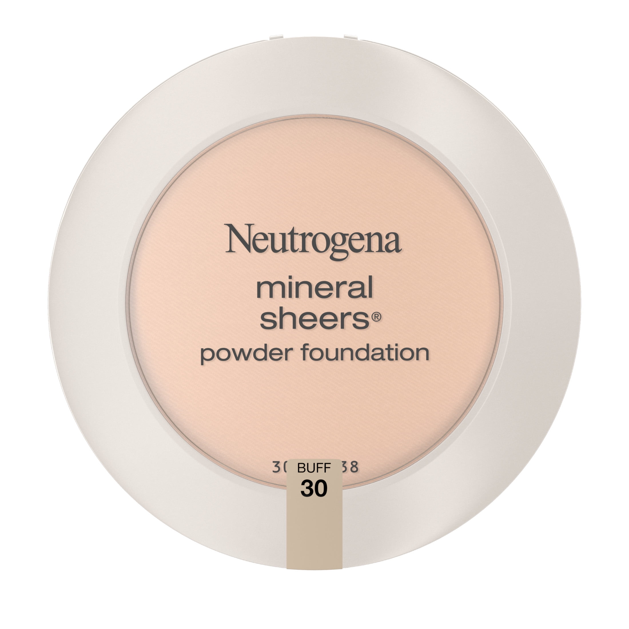 (2 pack) Neutrogena Mineral Sheers Oil-Free Powder Foundation, Buff 30,.34 oz
