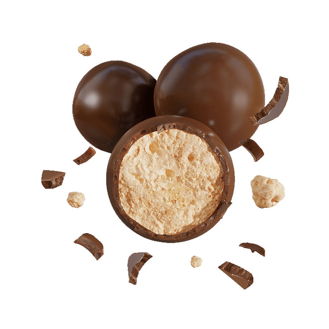 (2 pack) Dream Pops Plant-Based Chocolate Bites, Vanilla Sky Crunch