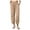 Khaki, variant on UngA Womens Cargo Sweatpants Casual Pockets Cotton Linen Solid Drawstring Elastic Waist Long Straight Pants for Women Work Casual Khaki,L
