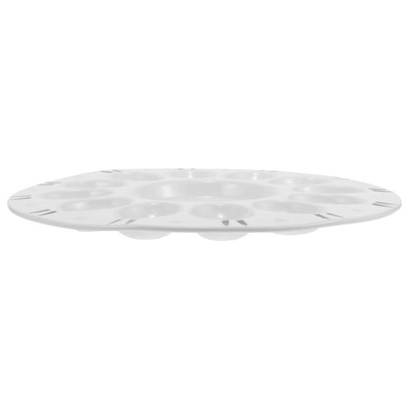 

Restaurant Easter Egg Holder Desktop Ceramic Egg Platter Egg Storage Tray