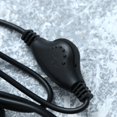 thumbnail image 3 of 1M 3,5 Mm Mâle à Femelle Stéréo Casque Rallonge Audio Cordon avec Contrôle du Volume (Noir), 3 of 5