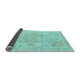 thumbnail image 2 of Ahgly Company Indoor Rectangle Abstract Light Blue Modern Area Rugs, 2' x 4', 2 of 4