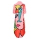 thumbnail image 5 of Vestido largo dividido de camisa de manga larga de un solo pecho con botón estampado de solapa informal para mujer Pompotops hdfakjf9525, 5 of 6