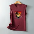 thumbnail image 4 of Mchoice Summer Tops for Women Cute Graphic Tees Funny Tank Top Crew Neck Sleeveless Vacation Beach Shirts, 4 of 4