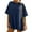 Navy, variant on Olyvenn Womens Oversized Summer T Shirts Fashion Workout Plus Size Tops Short Sleeve Beach Vacation Gym Clothes 2025 Navy M