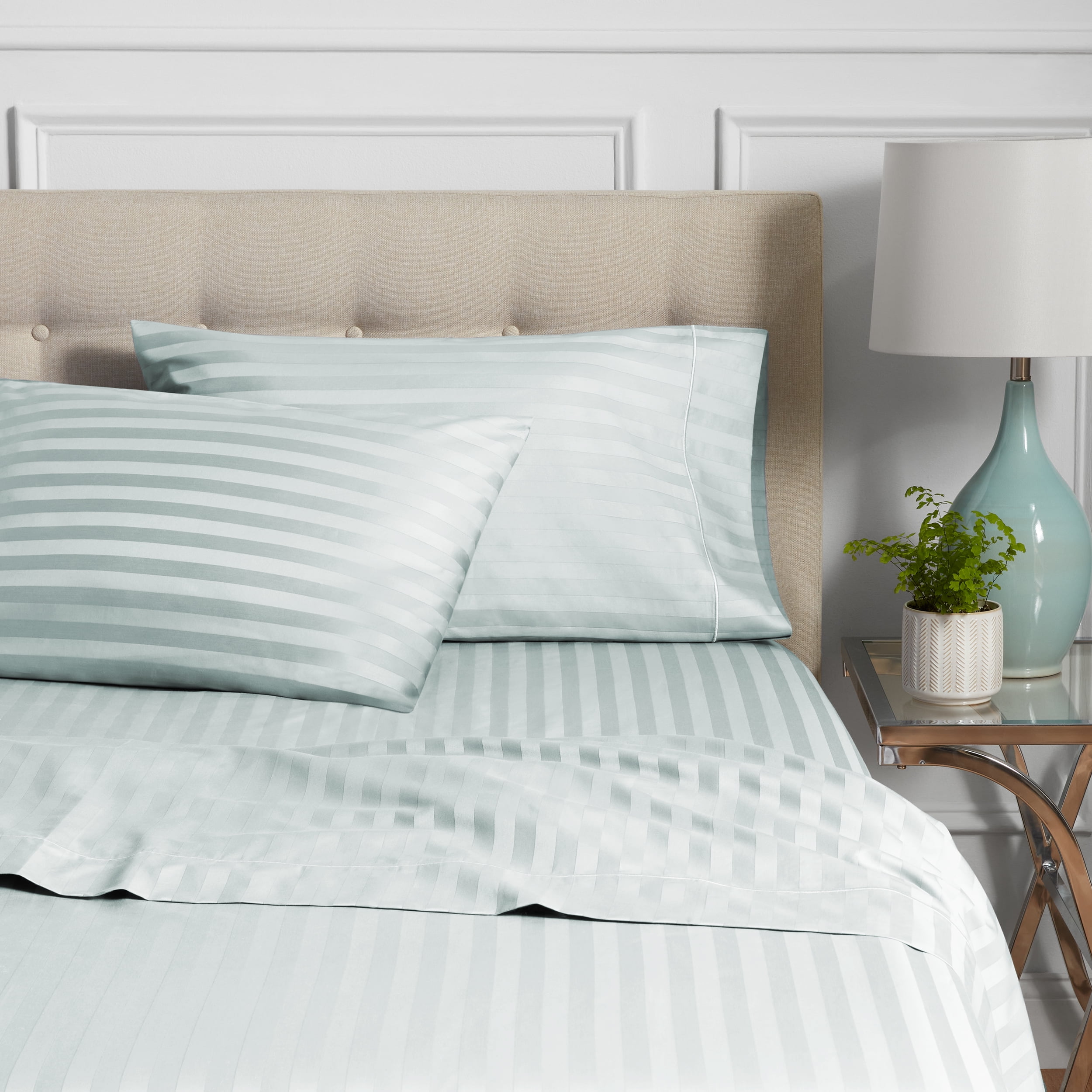 Hotel Style 600 Thread Count Egyptian Cotton Pillowcases, Standard/Queen, 2 Count