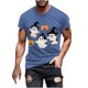 thumbnail image 2 of Blusas y camisas de manga corta y cuello redondo para hombre. Blusas/camisetas de manga corta con cuello redondo y estampado de Halloween para hombre. Blusa para hombre., 2 of 5