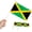 Jamaica, variant on Mexico Mini Flag 12 Pack - Hand Held Small Miniature Mexican Flags on Stick - Fade Resistant & Vivid Colors - 5x8 Inch with Solid Pole & Spear Top