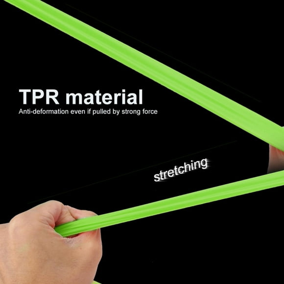 LAFGUR Bande de Résistance Matériau TPR Ceinture de Yoga pour Usage Intérieur Gym Maison Bureau