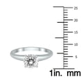 thumbnail image 4 of SZUL Women's AGS Certified 1 Carat Diamond Solitaire Ring in 14K White Gold (J-K Color, I2-I3 Clarity), 4 of 8