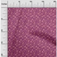 thumbnail image 2 of oneOone Georgette Viscose Pink Fabric Batik Sewing Material Print Fabric By The Yard 42 Inch Wide, 2 of 5