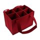 thumbnail image 4 of Bolsa de mano plegable navideña para 6 botellas de champán Rojo, 4 of 9