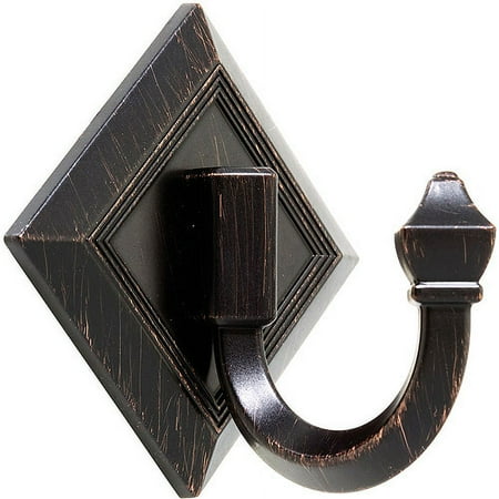 Liberty Hardware 128733 Art Deco Single Prong Hook, Bronze