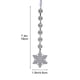 thumbnail image 3 of Colgante de gota para decoración del hogar, 6 piezas de adornos navideños, decoración de copos de nieve, colgante de cristal acrílico, decoración navideña, carámbano, colgante de gota de agua, decorac, 3 of 7