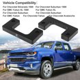 thumbnail image 2 of 1 inch Black Front Leveling Lift Kit Suspension Spring Strut Spacer Lift Spacers for Chevrolet Silverado 1500 2007-2019, 2 of 10