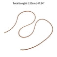 thumbnail image 3 of Unique Bargains Buckle Leather Cord Adjustable Waist Cord Light Brown, 3 of 5