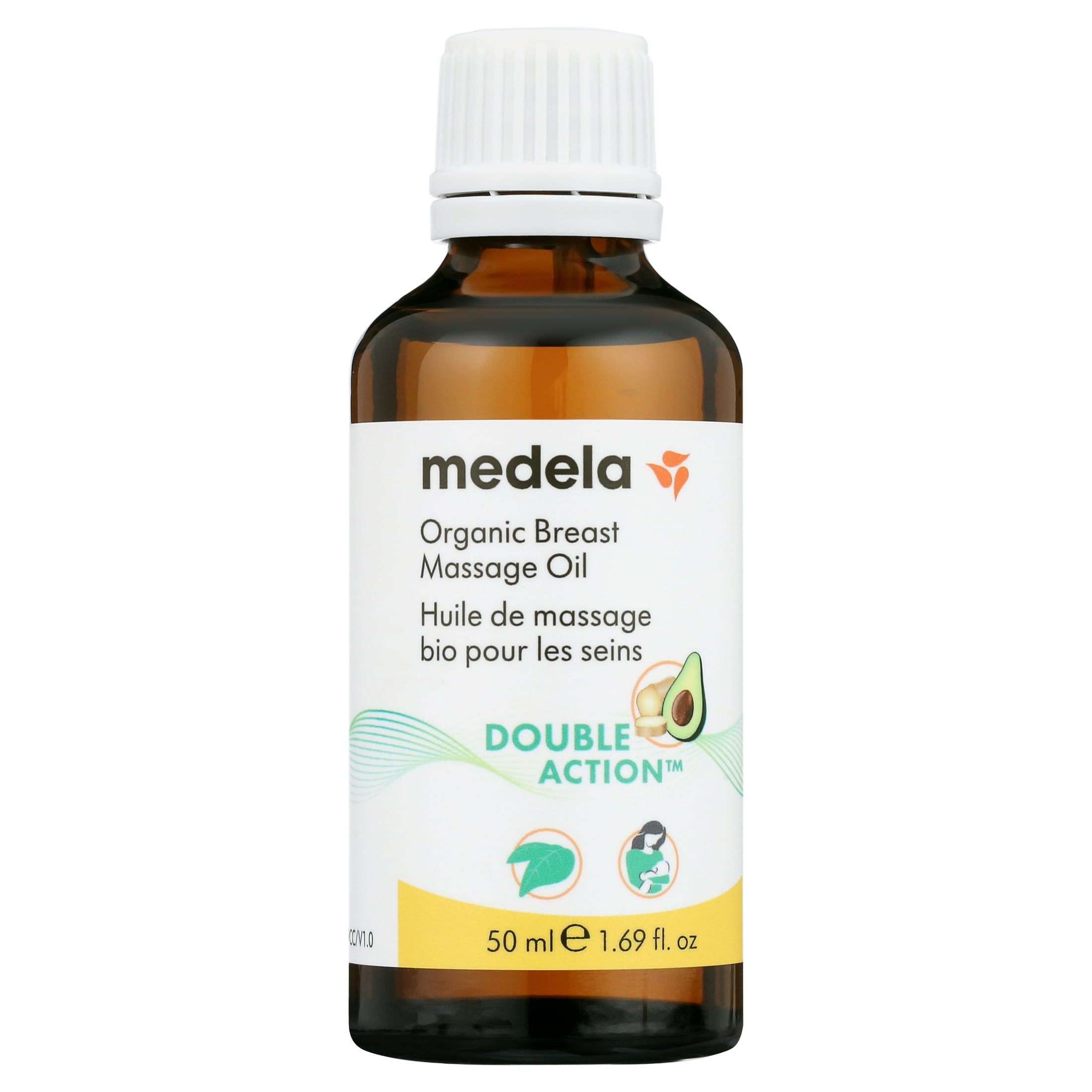 Medela Breast Massage Oil, Organic, Vegan, All Natural, Fragrance Free