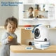 thumbnail image 5 of HelloBaby Monitor de bebé con cámara y audio, primer monitor de cámara para bebé con pantalla IPS de 6 '', sin WiFi, batería de 30 horas, ECO, VOX, conversación bidireccional, visión nocturna, 1000 pi, 5 of 5
