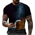 thumbnail image 4 of Men's T-Shirt Quick Dry Basketball Short Sleeve Sports Suitable For Running Fitness T-Shirts For Men, 4 of 4