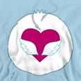 thumbnail image 2 of Care Bears Cousins Swift Heart Rabbit Belly Adult Pull-Over Hoodie, Light Blue, Medium, 2 of 4