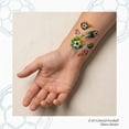 thumbnail image 4 of Cartoon Soccer Temporary Tattoos, 10 Sheet Assorted Football Designs for Sports Fans, Game Day Body Face Stickers for Tailgates Watch Parties Kids Adults, 4 of 6