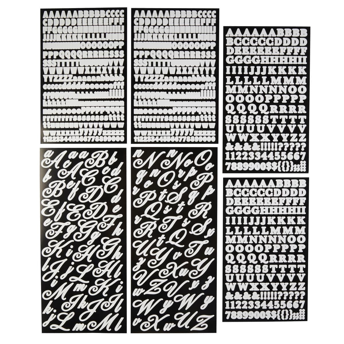 Recollections Alphabet Stickers Value Pack