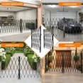 thumbnail image 5 of Double Folding Security Gate, 51" H x 155" W Folding Door Gate, Steel Accordion Security Gate, Flexible Expanding Security Gate, 360° Rolling Barricade Gate, Scissor Gate or Door with Keys, 5 of 9