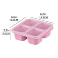 NEWKBO Split type snack containers Japanese lunch boxes portable fast