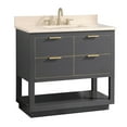 thumbnail image 5 of Avanity ALLIE-VS37-TGS-C Allie 37" Free Standing Single Basin Vanity Set - Grey, 5 of 6