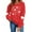 Red, variant on FAWUUDO Valentines Day Shirts Women Valentine Crewneck Sweatshirts Love Heart Sweatshirt Valentine's Long Sleeve Tops White XL