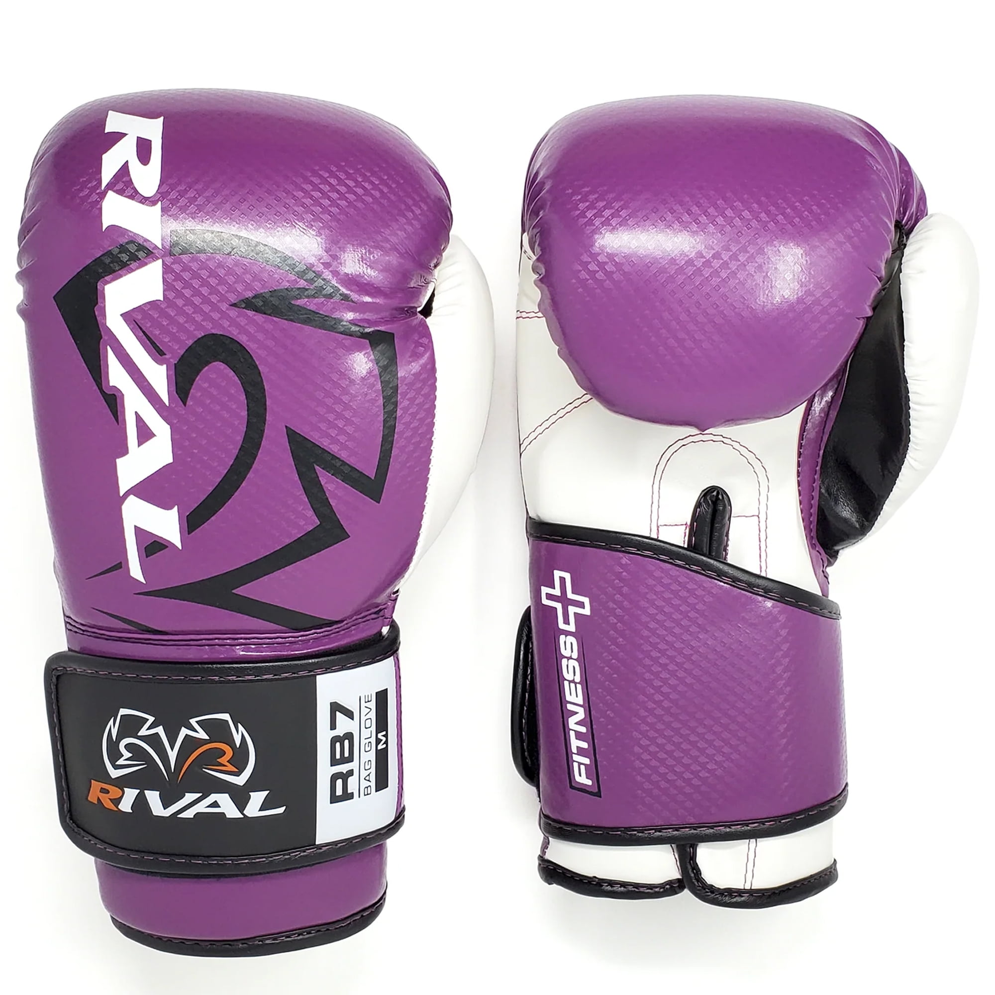 Rival RB7 Pink/White Fitness Plus Bag Gloves at FightHQ