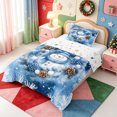 thumbnail image 2 of Manfei Western Xmas Festive Twin Comforter Sets,Cute Christmas Nutcracker Bedding Set,Xmas Reversible,2 Pieces,1 Comforter and 1 Pillowcase, 2 of 7