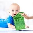 thumbnail image 5 of Green Glitter Sparkle Clovers Baby Muslin Washcloths Soft Absorbent Face Towel, Abstract Lucky Irish Shamrock Burp Cloths Cotton Bath Wipes 5 PCS Infant Wash Cloth for Newborn Boys Girls 12x12 inch, 5 of 7