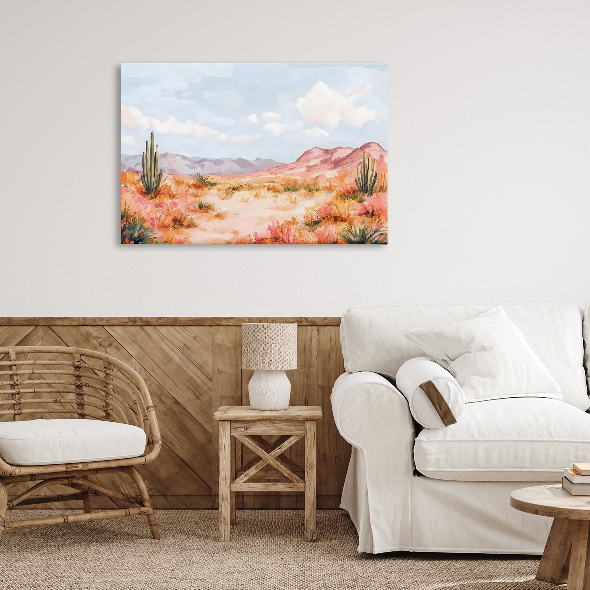 Stupell Industries Pastel Desert Dream Sunset Canvas Wall Art, design by Creative Studio