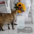thumbnail image 2 of 1Pcs Automatic Cat Water Dispenser Grey Plastic Pet Feeder for Home Use, 2 of 8