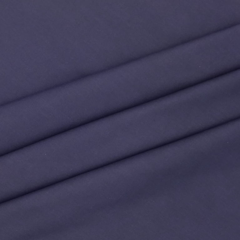Shason Textile 2 Yard Cut Poly Cotton Fabric, Navy, 44