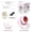 Pinkish white, variant on Electric Bead Spinner Kit, DIY Clay Seed Bead Stringing Machine with Needles, 3 Color Options for Jewelry Making