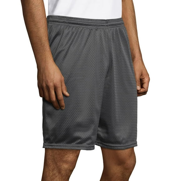 Hanes Mens Sport Mesh Pocket Shorts, 2XL, Railroad Gray