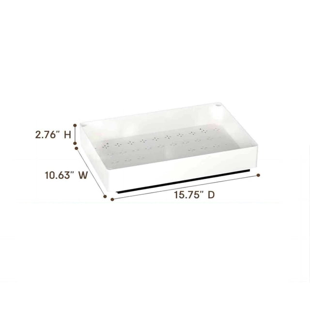 Three-Drawer Pull-Out Kitchen Storage Shelf for Efficient Classified Organization of Utensils, Spices and Tableware