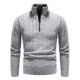 thumbnail image 1 of Mens Warm Knitted Sweater Thick Turtle Neck Pullover Jumper Knitwear Winter Tops, 1 of 8