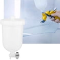 thumbnail image 3 of Qucyy Spray Gun Cup, Spray Gun , 400ml Plastic Side Feed Spray Cup Spray Gun Pot Side Feed Plastic Paint Cup for W101 W71 R 2 K 2 F 2 Spray Gun popular, 3 of 5