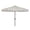 White/Black, variant on SAFAVIEH Outdoor Collection Elegant Valance 11-Foot Round Umbrella Navy/White