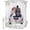 White, variant on Wedding Shower Curtain for Bathroom, Couple in Car Welcome Flower Romantic Waterproof Cloth Fabric Bathroom Accessories Set with 9 Rust Proof Plastic Hooks, 36"x72"