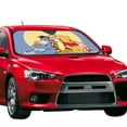 thumbnail image 2 of Winnie the Pooh Car Windshield Sunshade Automotive Sun Shade for Cars SUV Trucks Visor Cover Fits Most Car SUV, 2 of 9