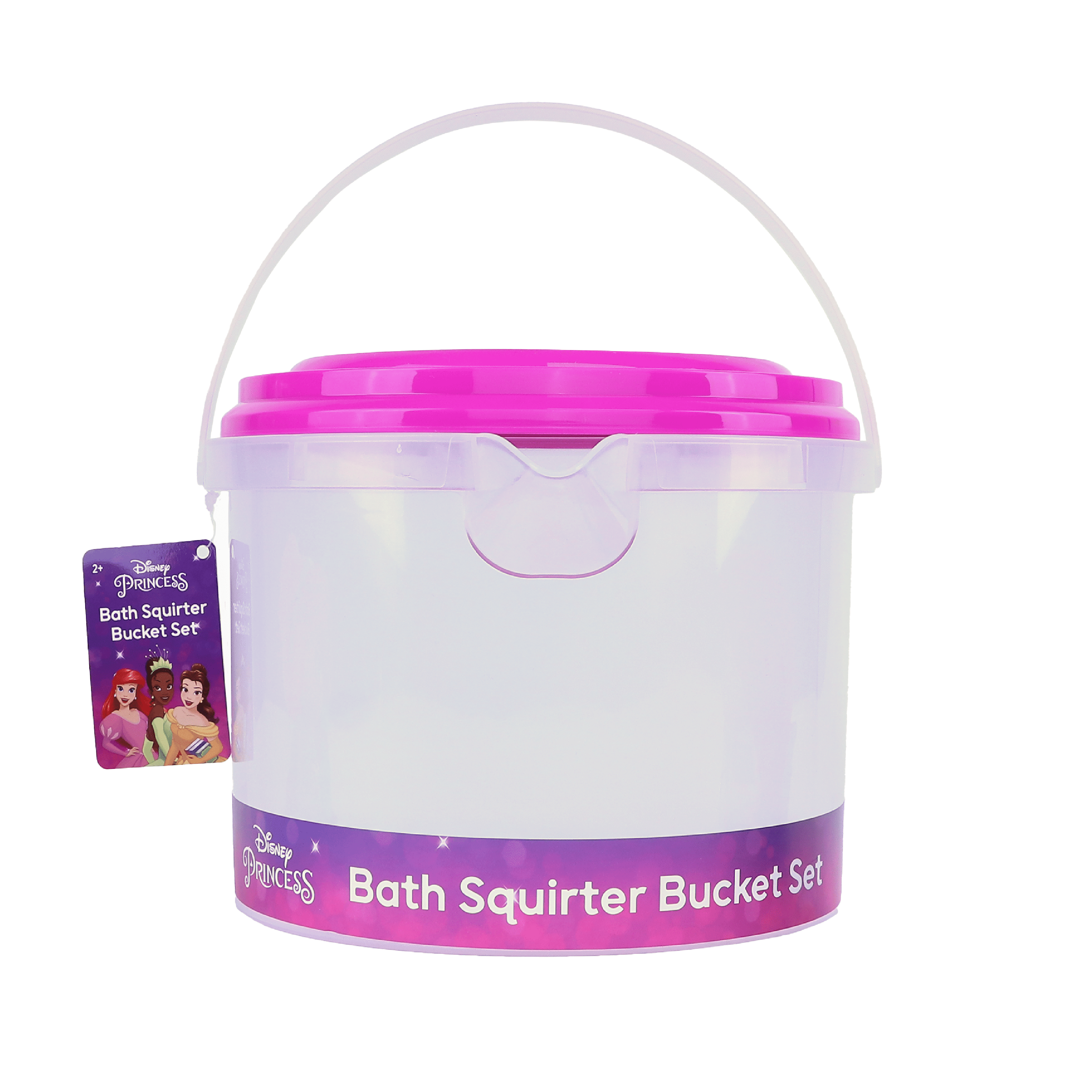 Disney Princess Bath Squirter Set with Organizer Bucket - 5 Piece