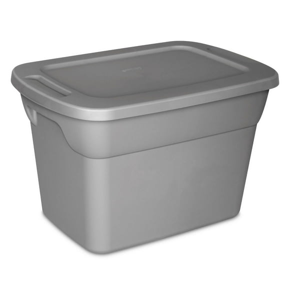 Sterilite 38L Tote- Gray, 38L