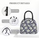 thumbnail image 4 of Fotbe Lilies Flowers Bolsa de Almuerzo con Estampado, Lonchera Aislada, Contenedor de Comida Reutilizable Tipo Cooler a Prueba de Fugas, 4 of 6