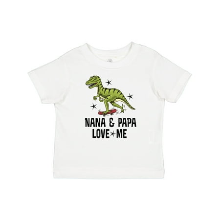 

Inktastic Nana and Papa Love Me Dinosaur Grandson Gift Baby Boy T-Shirt