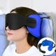 thumbnail image 1 of Almohada de viaje SARISUN para aviones con máscara de ojos 3D azul, 1 of 7